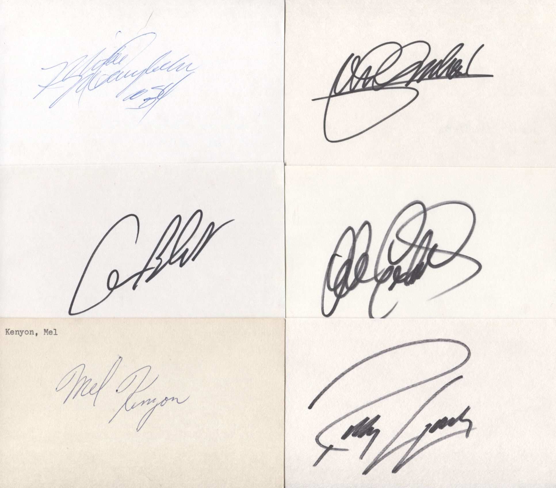 Lot Detail - Collection of 44 Racing Autographs with Dale Earnhardt Sr