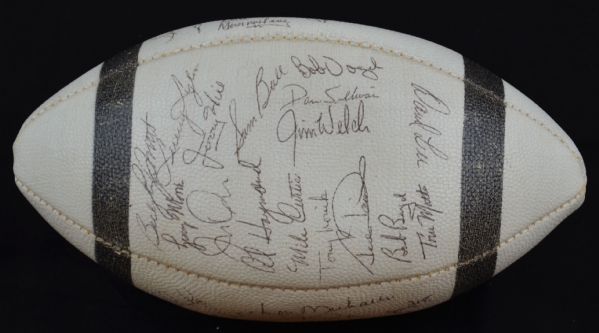 1966 Baltimore Colts Team Signed Football