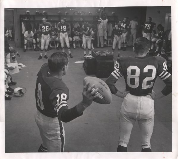 1957 Baltimore Colts Locker Room - Johnny Unitas Killer Photo
