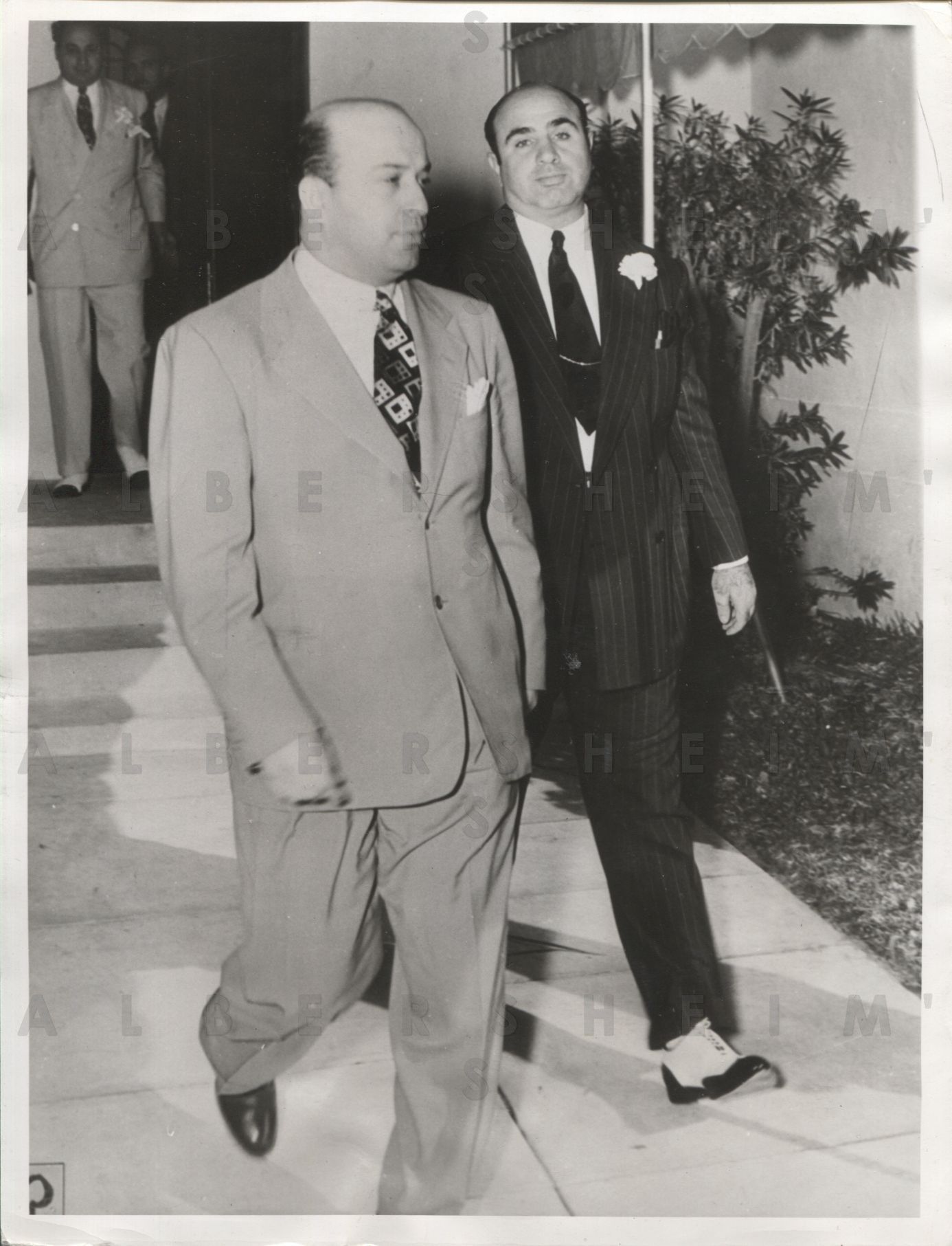 Item Detail Mobster Al Capone Attends Son’s Wedding 1943 Original