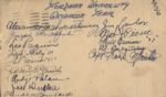 1936 Fordham Football Team Signed GPC w/ Vince Lombardi – 7 Blocks of Granite