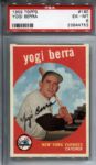 1959 Topps #180 Yogi Berra PSA EX-MT 6 Yankees HOF