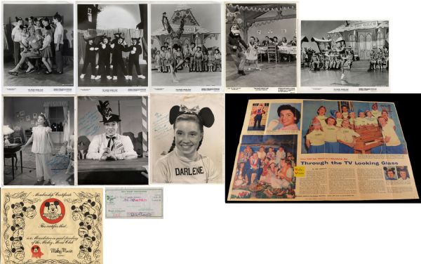 Darlene Gillespie Original Mickey Mouse Club Mousketeer Archive Collection