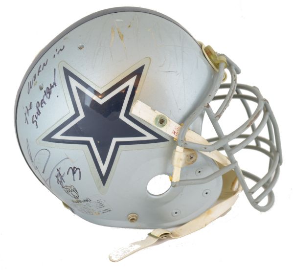 Erik Williams Super Bowl XXX Dallas Cowboys Professional Model Football Helmet -  Erik Williams Collection