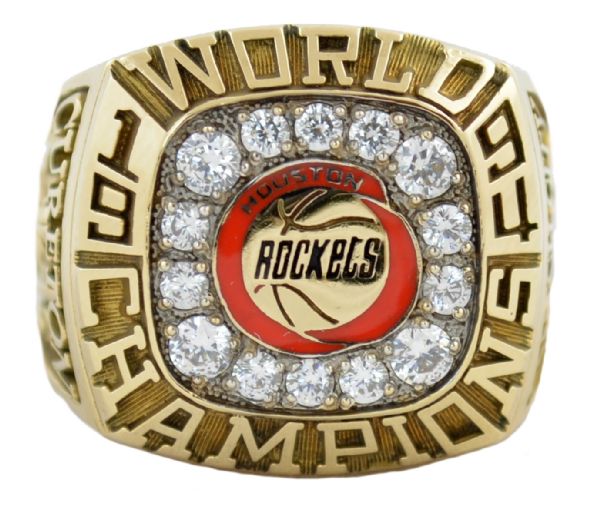 1994 Houston Rockets NBA Championship Ring - Earl Cureton SS – 10K