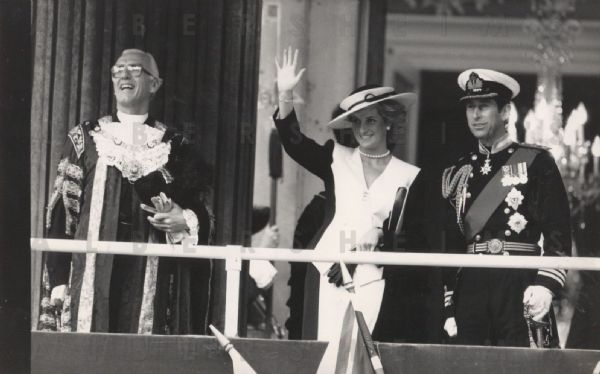 Princess Di receives Honorary Freedom of London – 1987 Original Photo
