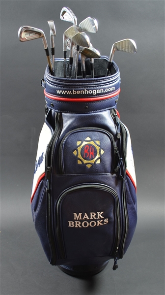 1996 PGA Tournament Championship Used Irons and Golf Bag – Mark Brooks Collection