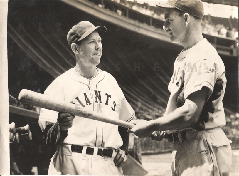 1939 Bob Seeds & Zeke Bonura original New York Giants Photo