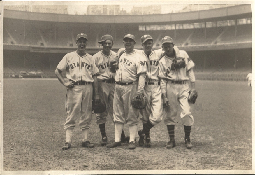 1940-41 New York Giants Baseball Team Group Shot