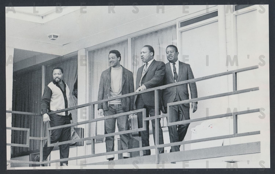1968 Martin Luther King Jr. Iconic Photo “Hotel Balcony in Memphis”