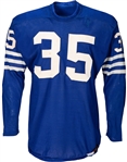 Alan Ameche 1955-56 Game Worn Baltimore Colts Rookie Era Jersey – Photo Matched