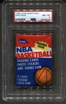 1986 Fleer Basketball Unopened Wax Pack Wax Pack PSA 8 NM-MT