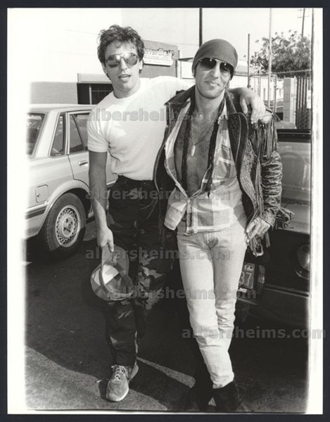 1986 Bruce Springsteen & Stevie Van Zandt Original TYPE I photo 