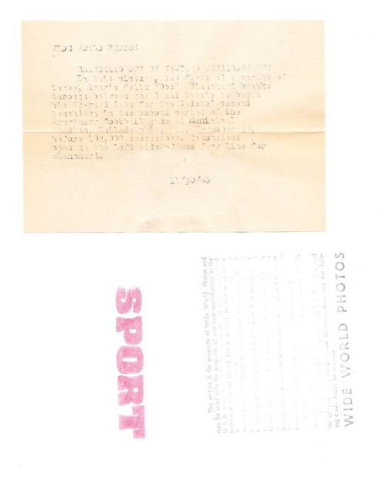 1946 Doc Blanchard running in Army Navy Game Wide World Photo