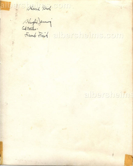 1922-25 Frankie Frisch Hughie Jennings & Heinie Groh New York Giants Original Photo