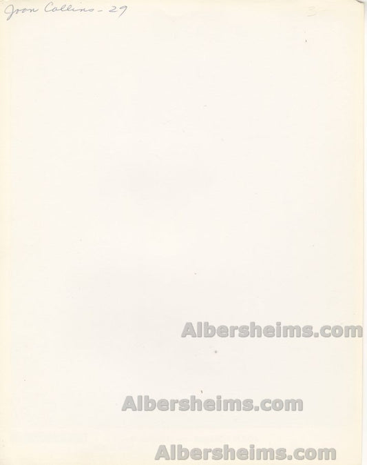 1958 Joan Collins Very Sexy Original 20th Century Fox Publicity Photo