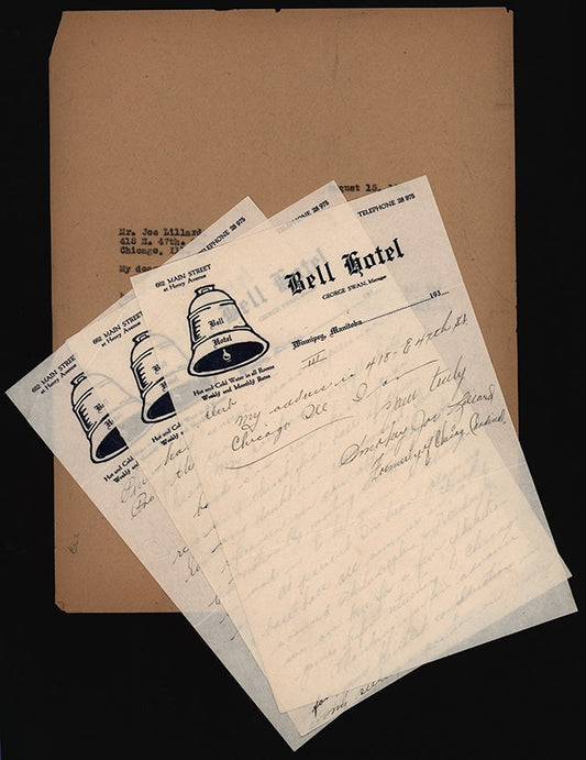 Joe Lillard 1934 Signed Letter to the Philadelphia Eagles - Last Man in the NFL Before the Color Line -Historically Significant PSA/DNA LOA