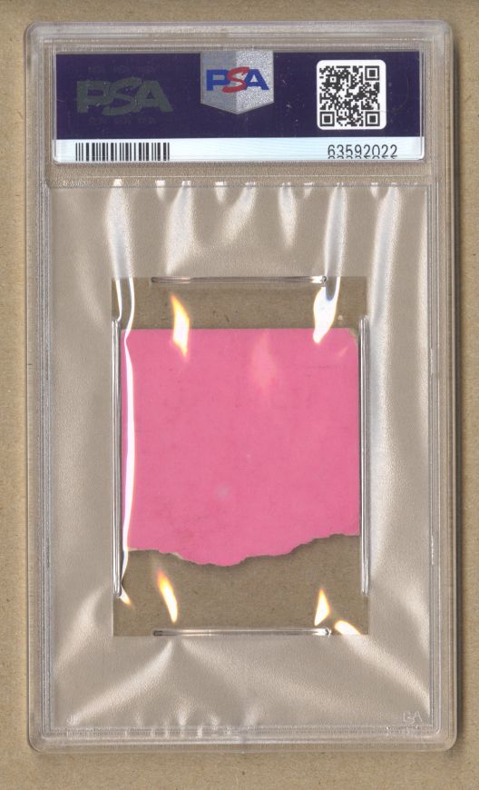 Wilt Chamberlain Overbrook vs Northeast 1953 Philadelphia High School City Championship Ticket Stub PSA 2 Pop 1