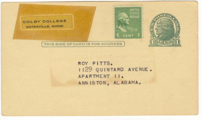 Eddie Roundy D.1954 & Lee Williams John Bunn Award Basketball HOF Signed AUTO GPC