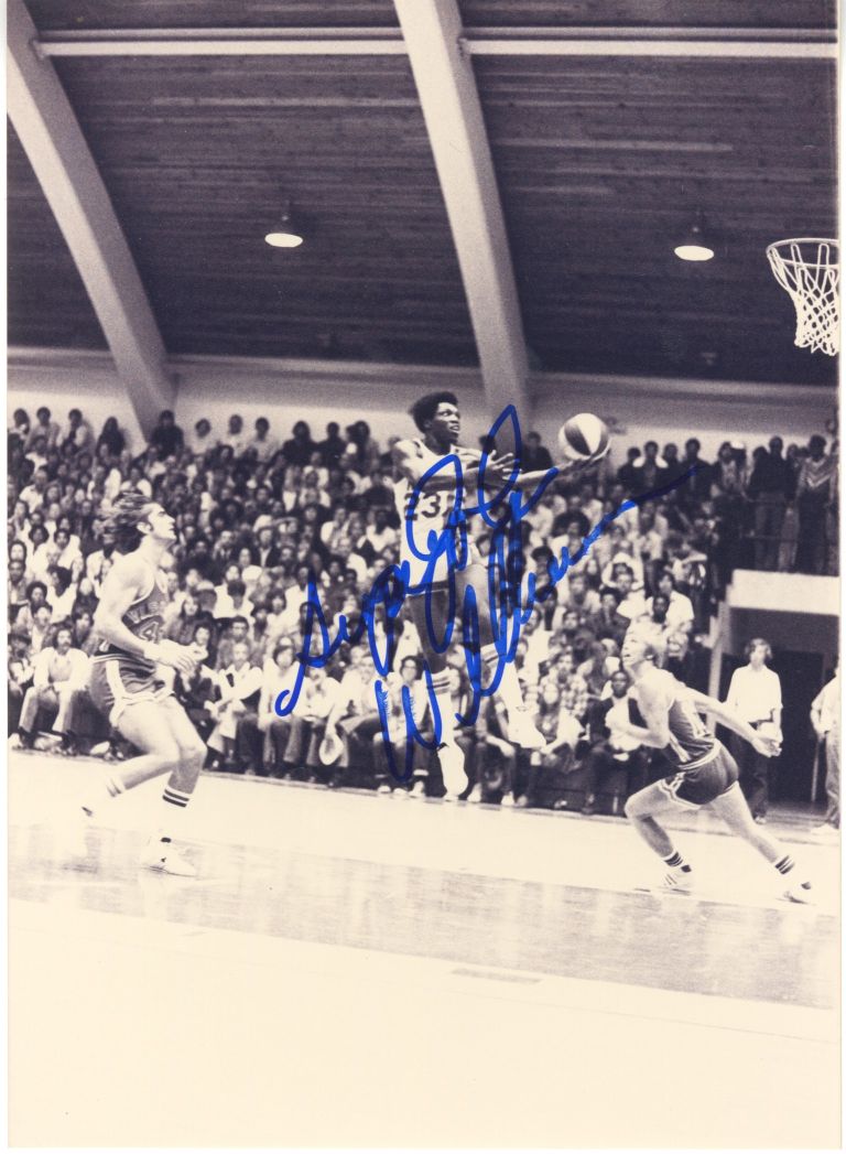 Super John Williamson D.96 ABA Basketball Star Signed AUTO 5x7 Original Photo B