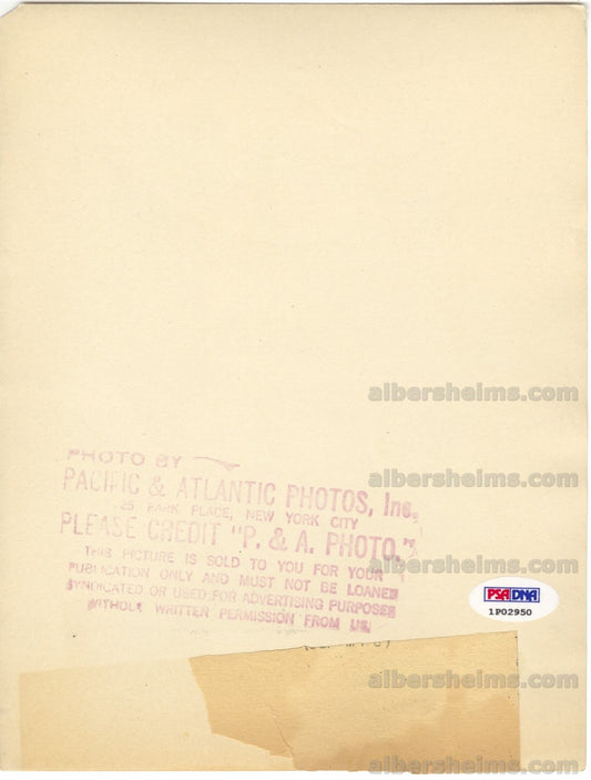 1930's Herb Pennock Crystal Clear New York Yankees HOF Legend Original TYPE 1 photo PSA LOA