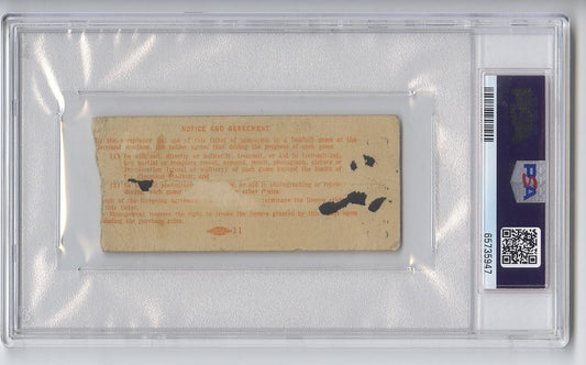 September 3, 1948 Cleveland Browns 19 L.A. Dons 14 AAFC Ticket Stub - Len Ford, Ara Parseghian, & Wedemeyer Pro Debuts PSA Pop 1