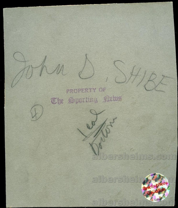 Circa 1900 Photo of John D. Shibe Owner of Philadelphia Athletics Sporting News Archives