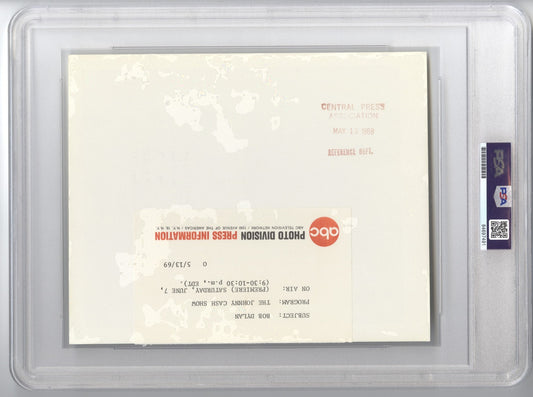 Bob Dylan Performs on the 1st Johnny Cash TV show 1969 Original TYPE 1 photo PSA/DNA