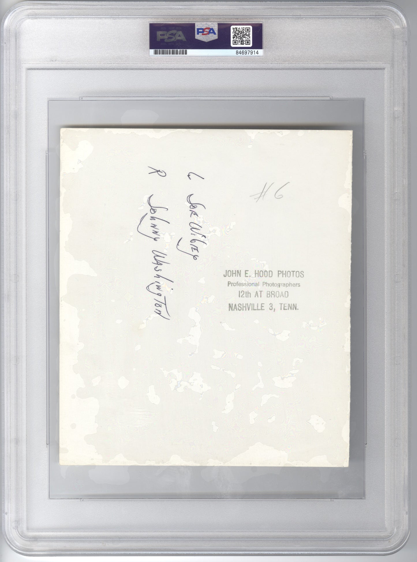 1947 Baltimore Elite Giants Negro Leaguers Joe Wiley & Johnny Washington Original TYPE 1 Photo PSA/DNA