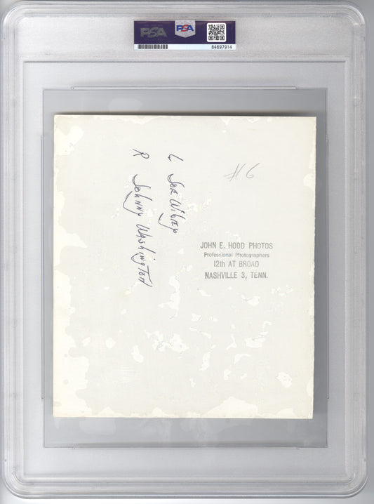 1947 Baltimore Elite Giants Negro Leaguers Joe Wiley & Johnny Washington Original TYPE 1 Photo PSA/DNA