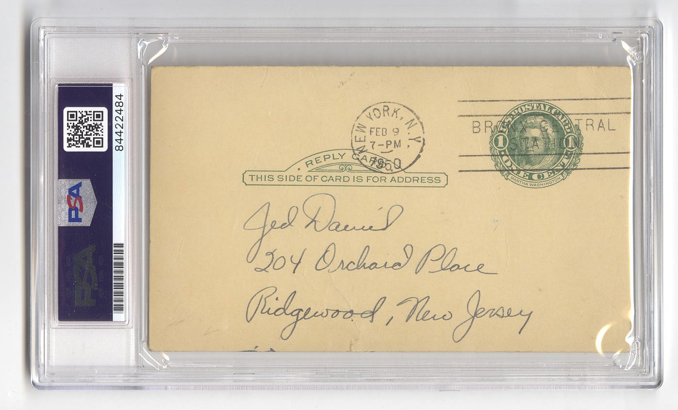 1949-50 CCNY Basketball Team Signed AUTO GPC - Point Shaving Scandal National Champions PSA/DNA