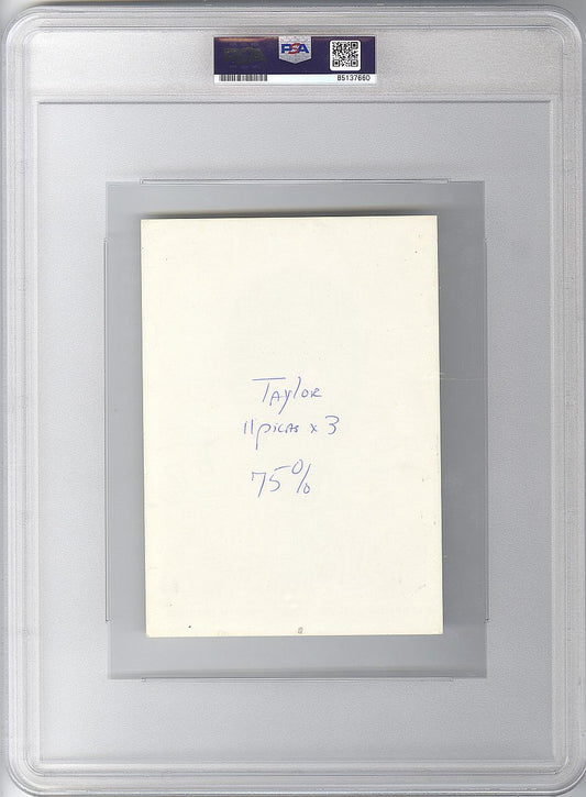 1980 Lawrence Taylor University of North Carolina Football Team Issued Photo PSA/DNA