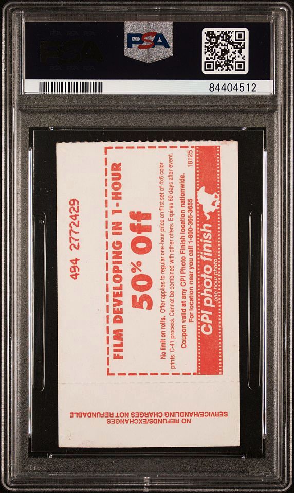 1994 WWF King of the Ring Owen Hart DEFEATS Razor Ramon WWE Ticket Stub PSA 2 Pop 1