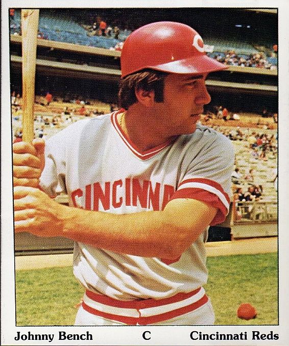 Johnny Bench 1975 SSPC #31 Baseball Card Image Original TYPE 1 Photo PSA/DNA