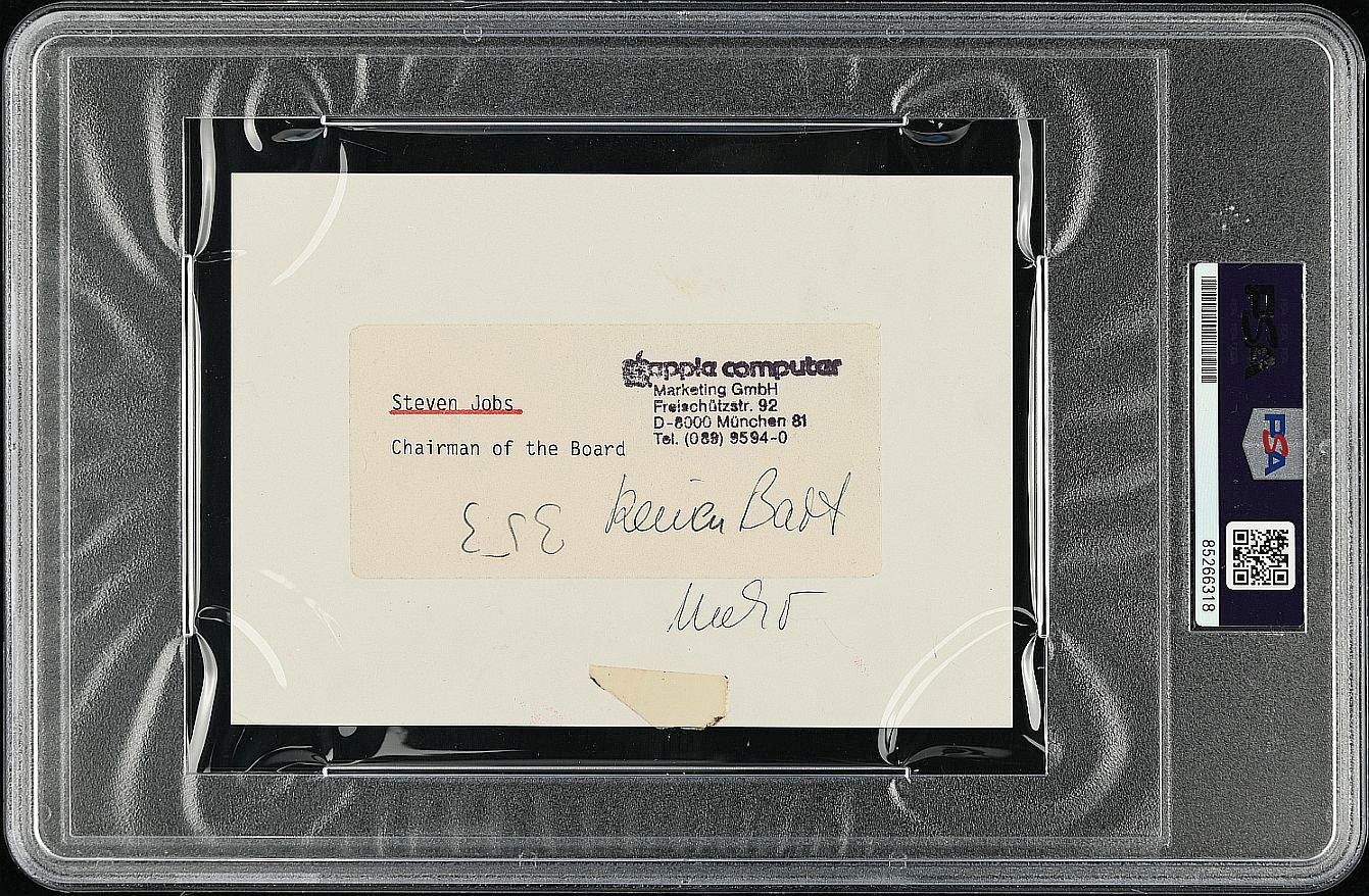 Circa 1985 Steve Jobs Apple Computer Founder & CEO Original TYPE I photo PSA/DNA