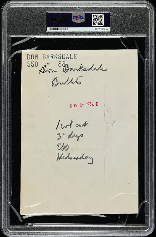 1952 Don Barksdale 1st Black NBA All-Star 1948 Olympian Original TYPE I photo PSA/DNA