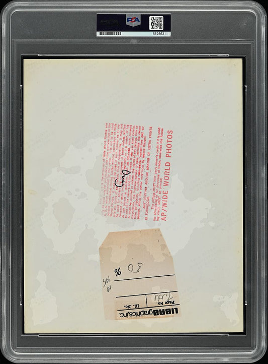 1985 NBA FINALS Championship Game Larry Bird vs. Kareem Abdul Jabbar PROOF Original TYPE 1 Photo PSA/DNA