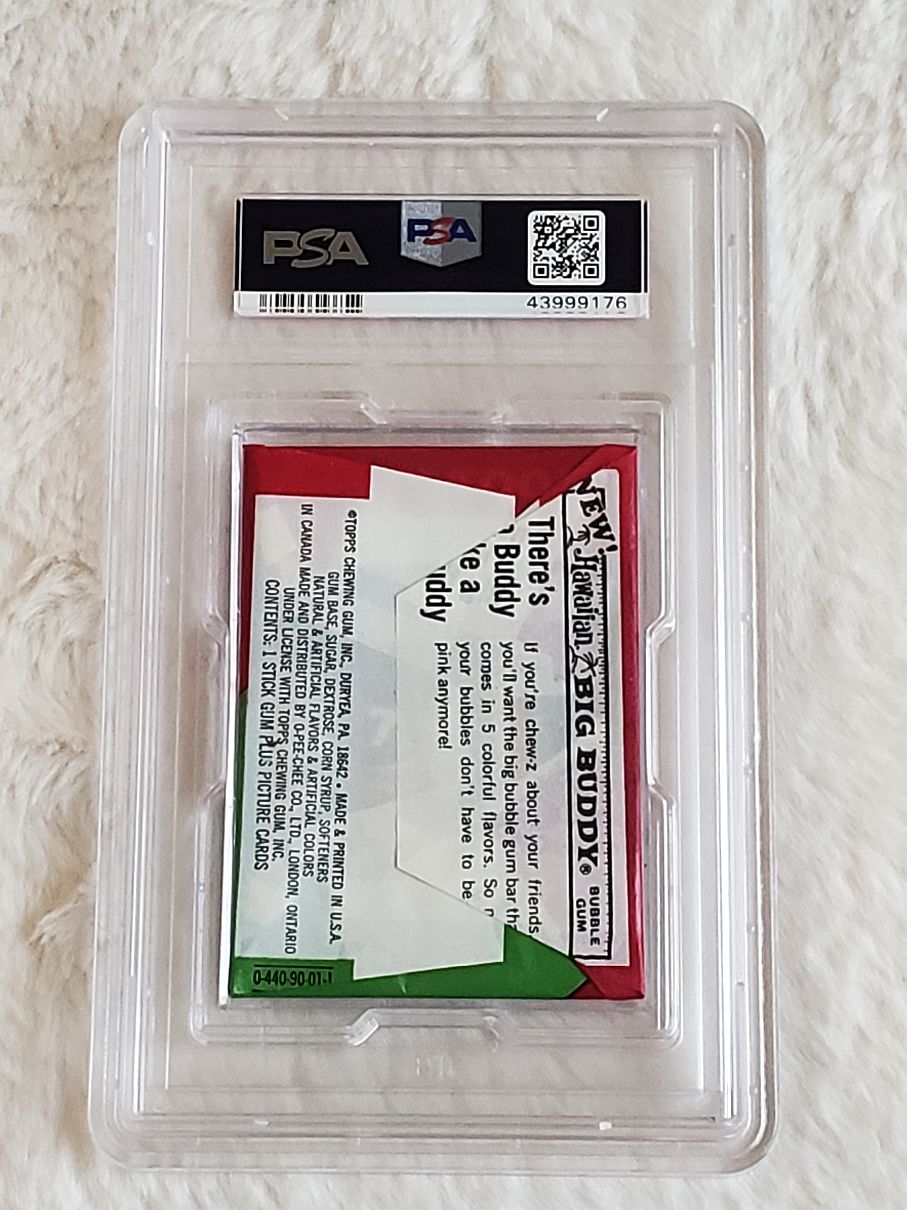 1971 Topps Football 2nd Series Unopened Wax Pack PSA 8 NM-MT Bradshaw Greene Rookie Card Year