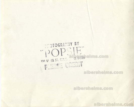 Bill Haley & His Comets On Tour in 1956 Original TYPE I Photo