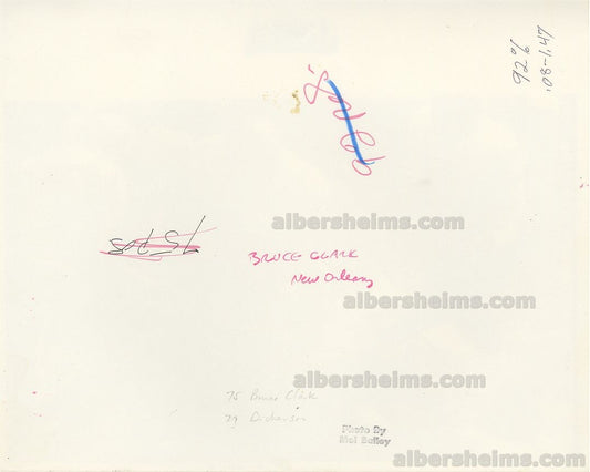 Eric Dickerson Rookie Era Taken down by Bruce Clark New Orleans Saints TYPE I original photo