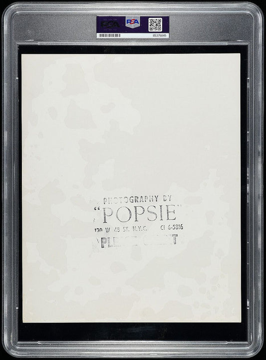 Charlie Parker 1949 at 32s Jazz Club NYC Silver Gelatin Popsie Original TYPE I Photo PSA/DNA