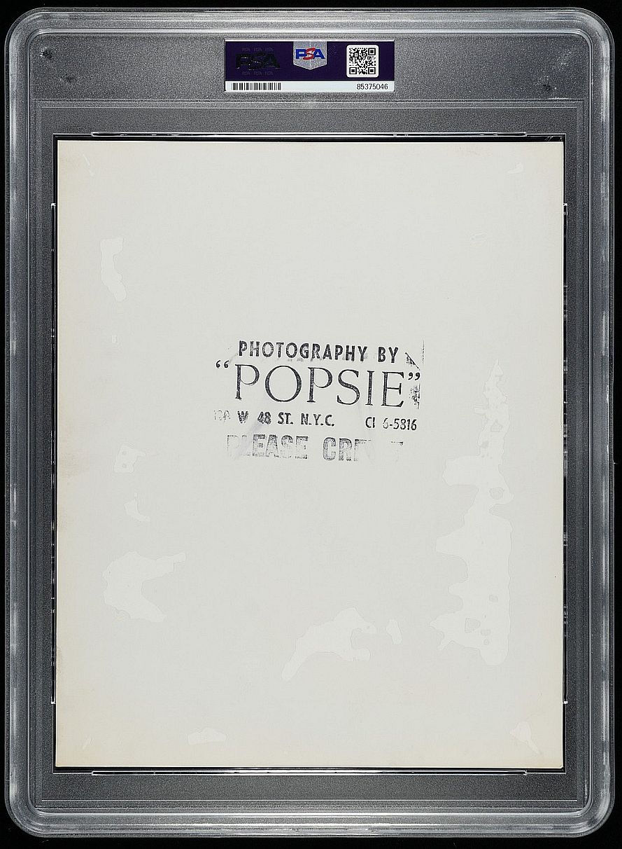 Charlie Parker 1953 at Bandbox Jazz Club NYC Silver Gelatin Popsie Original TYPE I Photo PSA/DNA