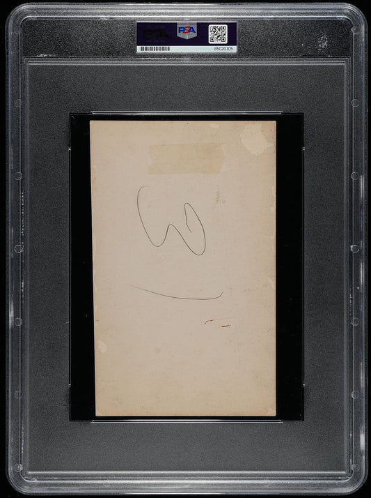 Baseball Hall of Famer Circa 1910 - Wee Willie Keeler Louis Van Oeyen Signed Original TYPE I Photo PSA/DNA
