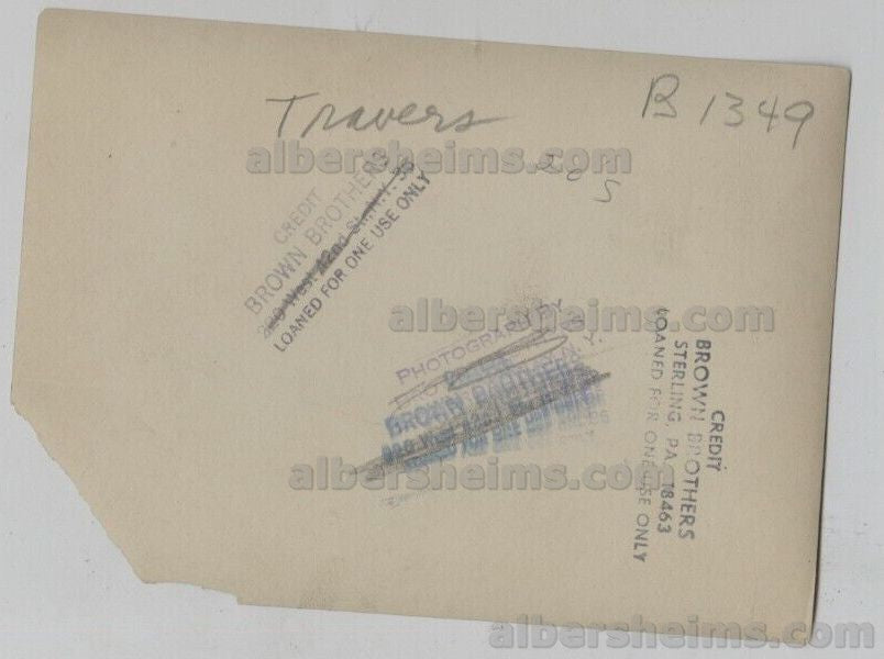 Golf Hall of Famer - Jerome Travers 1920s on the Putting Green at Apawanus Club in Rye, NY Original TYPE I Photo