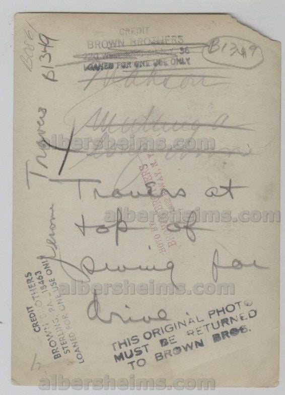 Golf Hall of Famer - Jerome Travers Driving on the Green 1910's Original TYPE I Photo