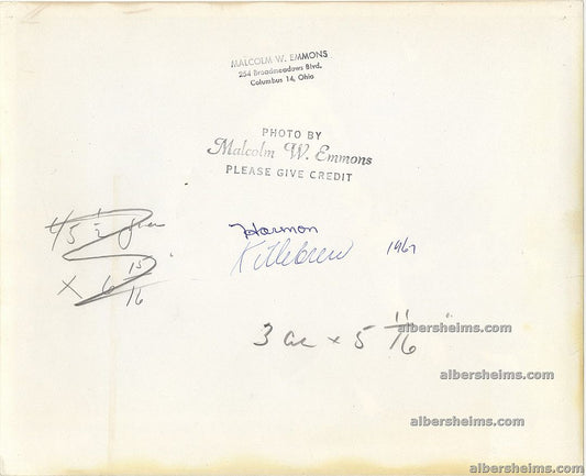 1967 Harmon Killebrew Connects & is Off to the Races Original TYPE I Photo by Malcolm Emmons