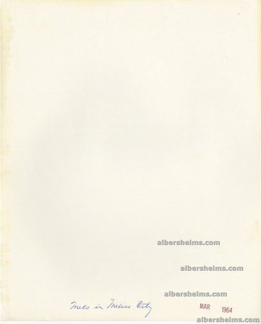 Duke Snider New York Mets March 1964 Mexico City Signing Autographs Original TYPE I Photo #C