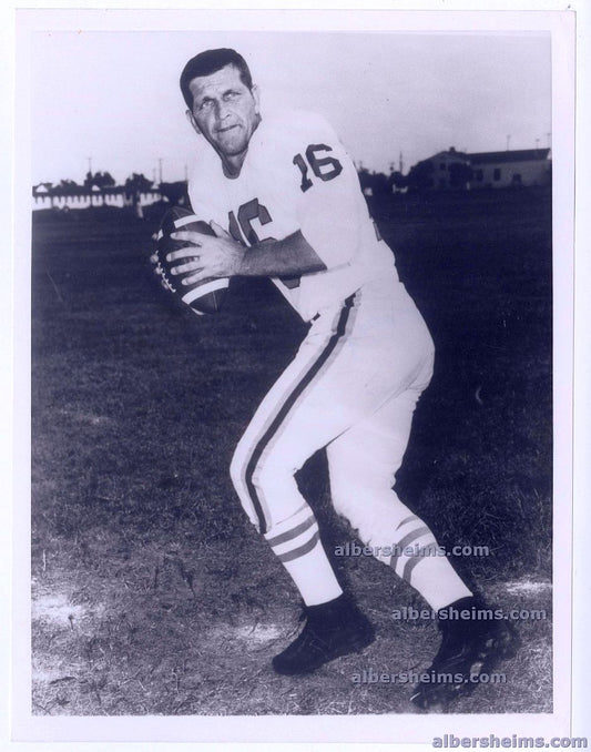 George Blanda Football HOF QB Original TYPE I Photo Image used for 1961 Jay Publishing