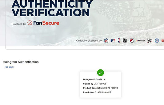 Dan Reeves Broncos Falcons Giants Head Coach Signed AUTO 8x10 Photo 3 X AFC inscrip. Fanatics HOLO