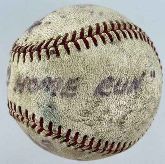 Norm Cash 250th Career Home Run Baseball - Cash Family LOA